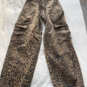 Damson Madder Leopard Cargo Pants